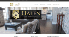 Desktop Screenshot of halenhomes.com